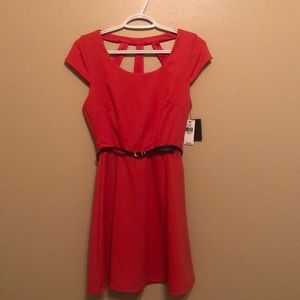 IZ Byer coral dress